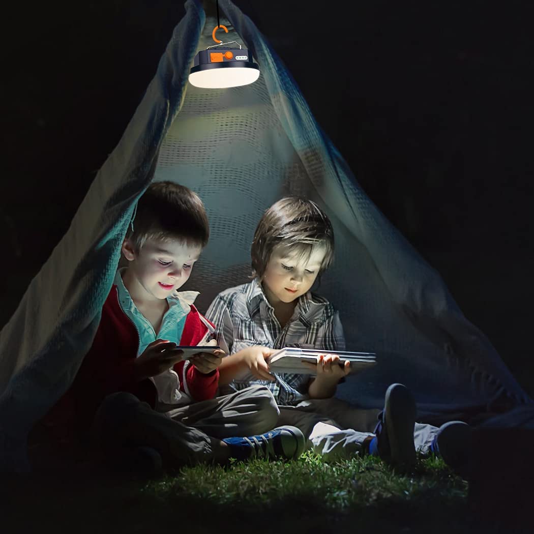 LED Camping Lantern Rechargeable, 9900mAh Power Bank LED Lantern